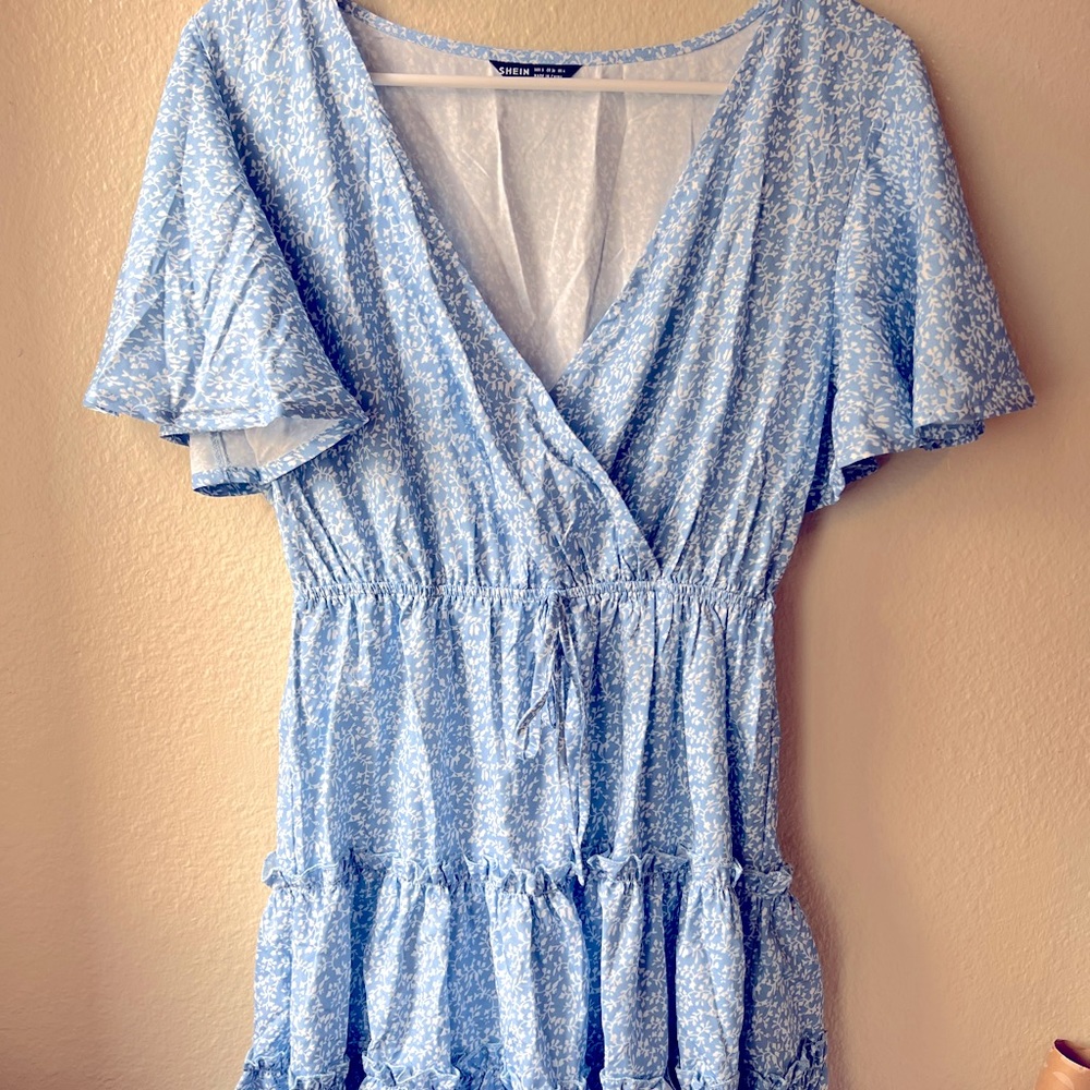 Blue flower dress